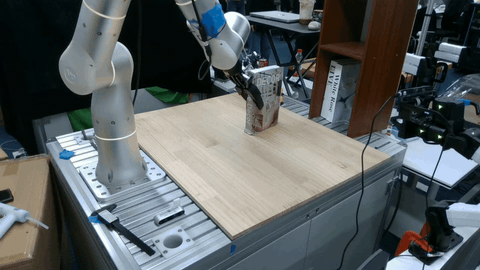 Third-person book placement rollout on Flexiv Rizon 4.